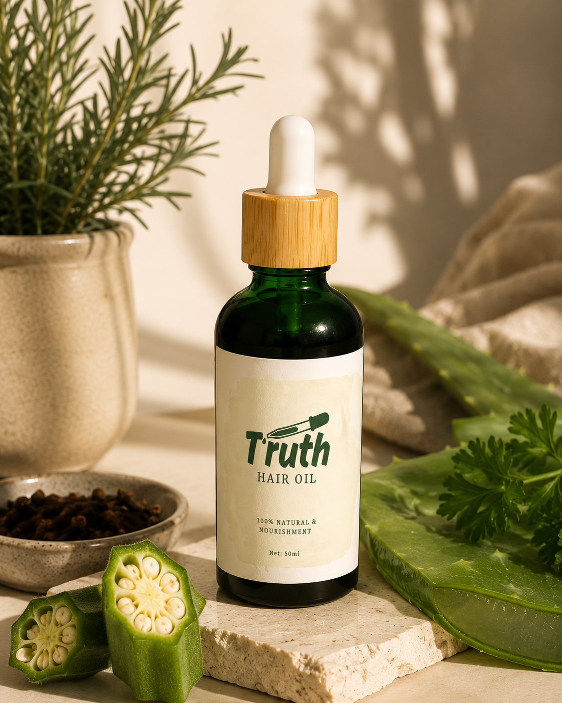 T’ruth hair oil
